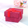 Wholesale large cotton filled jewelry boxes spot UV personalised logo printing gift paperbox